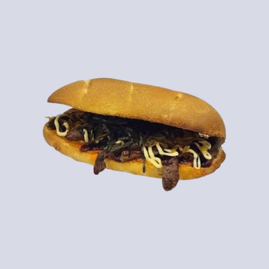 Sandwich steak au cheddar