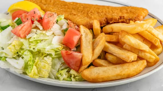 Deep Fried 8oz Haddock and Fries