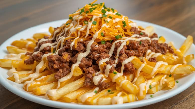 El Patron Fries with Ground Beef
