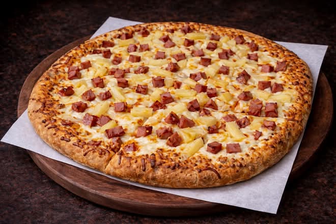 14" pizza hawaïenne / 14" Hawaiian Pizza