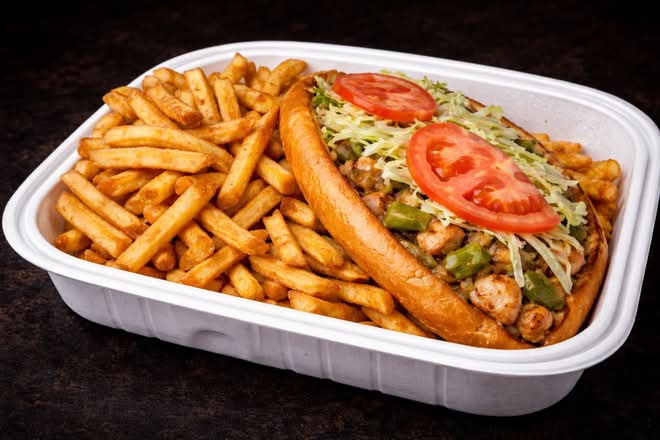 sous-marin au poulet / Chicken Submarine