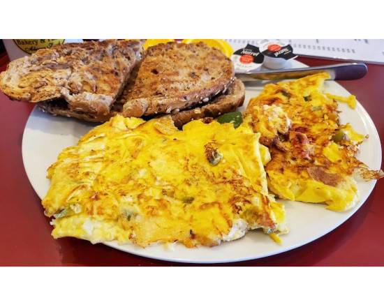 Omelet & Toasted Homestyle Sourdough