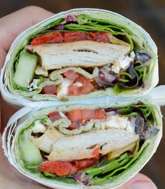 Grill chicken wrap