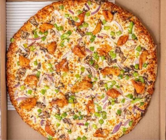 Tandoori Fish Pizza