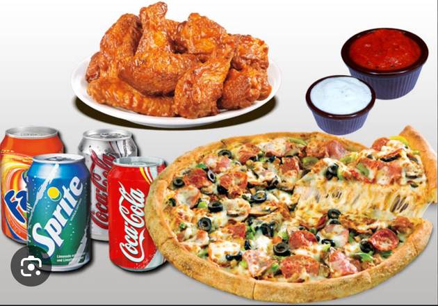 Medium Pizza & 12 Wings Combo