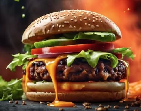 VEG FEU BURGER