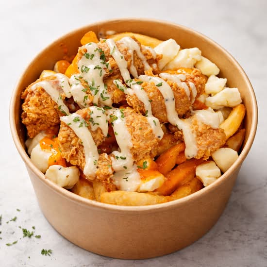 Poutine Poulet Coreen / Poutine Poulet Coreen