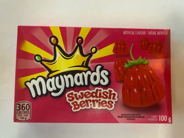 Maynards Swedish Berries 100g