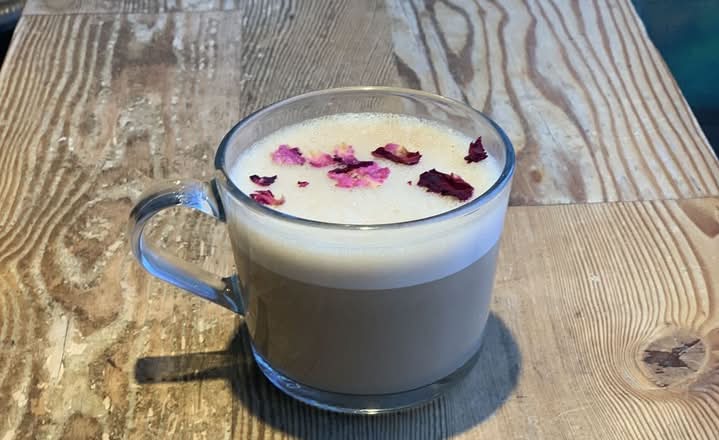 Rose Cardamom Latte