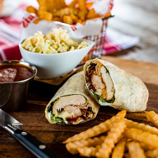Assiette Wrap Poulet Grillé