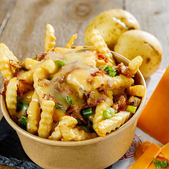 Mini Frite Sauce Fromage et Bacon