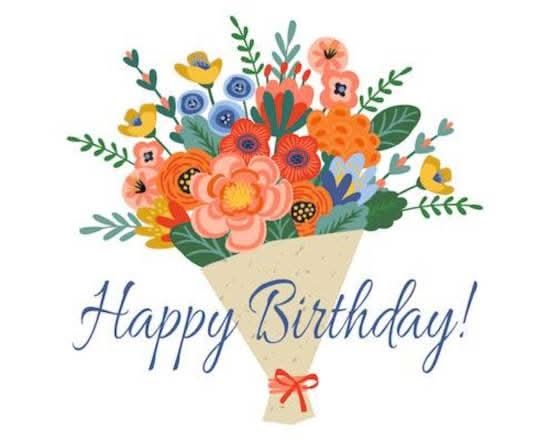 Card with Envelope/ Happy Birthday