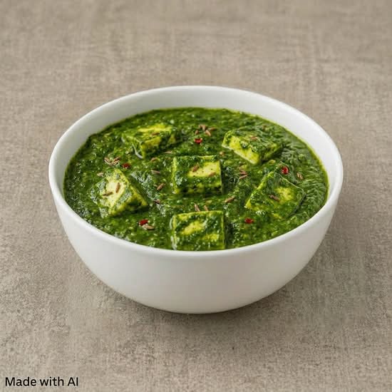Aloo Palak (Spinach with Potato)