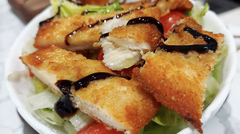 Breaded Chicken Salad