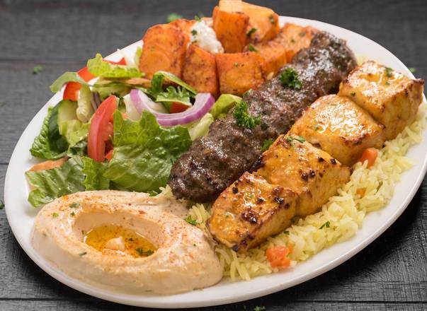 Mixed BBQ Plate (Beef & Shish Tawouq)