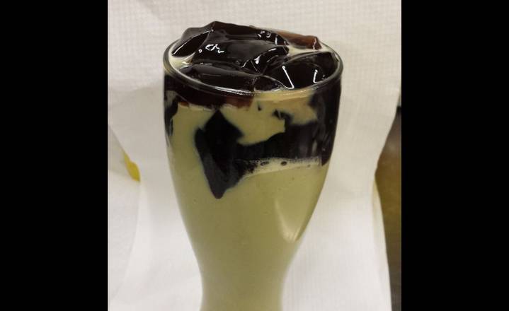 70 Matcha w/grass jelly