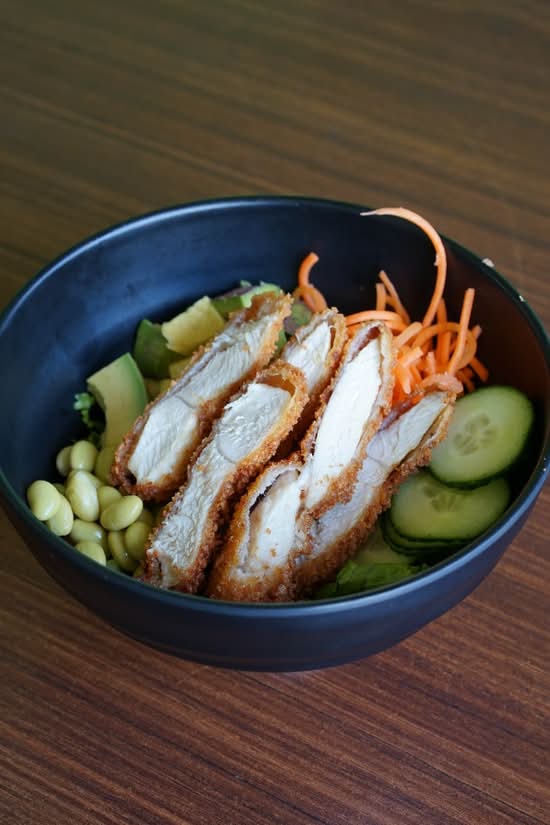 156. Bol poké poulet croustillant / Crispy chicken Poke Bowl