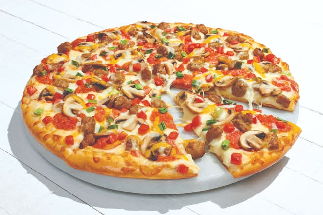 Pepperoni & Mushroom Pizza