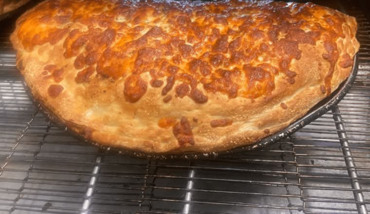 Grilled Chicken Calzone