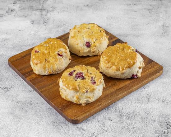 Cranberry & White Chocolate Scones (4 Pack)