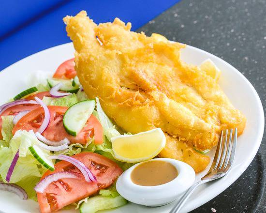 Haddock with Garden Salad