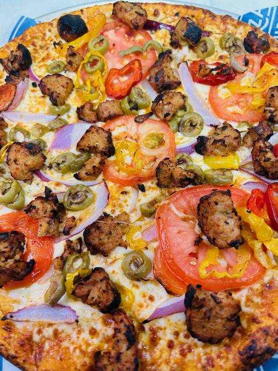 Lahore Chicken Kebab Bites Pizza  - XL (HALAL)