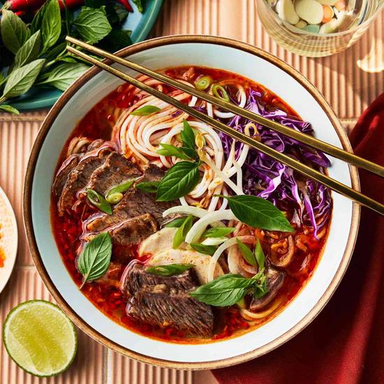 22. Hue-Style Beef and Pork Rice Noodle Soup