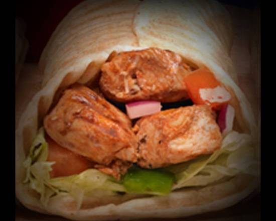 Chicken Souvlaki Pita Wrap
