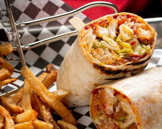 Crispy Asiago Chicken Wrap