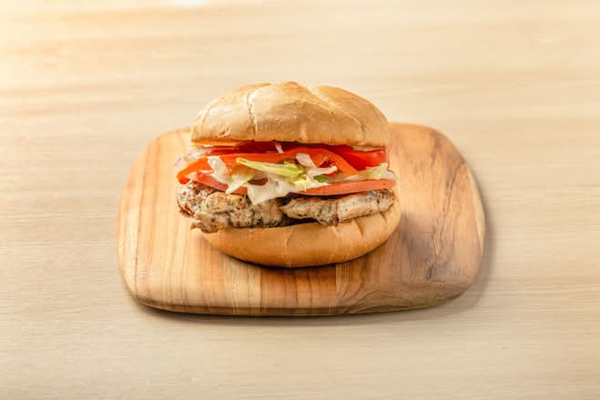 Grilled Chicken on a Kaiser