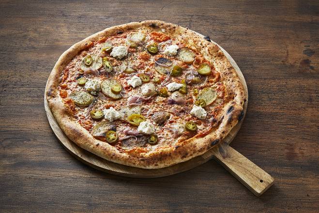 Roasted Potatoes Pizza