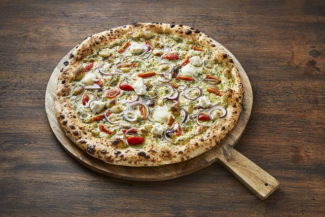 Garlic Pesto Pizza