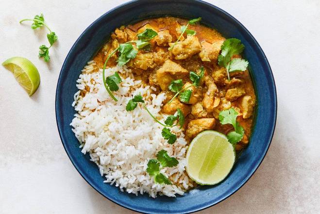 Riz avec Curry au poulet / Rice with Chicken curry