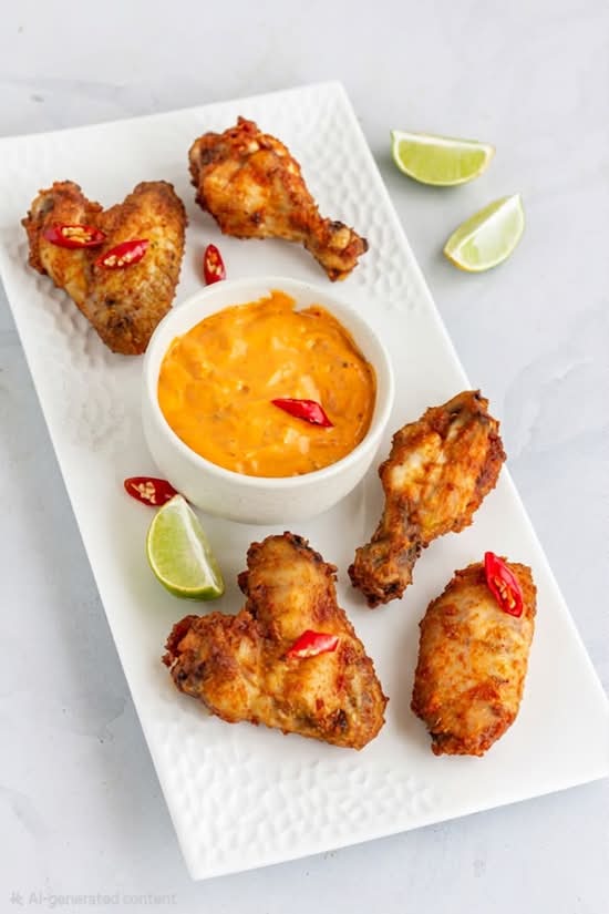 5 Ailes de Poulet / 5 Chicken Wings