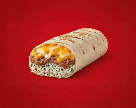 Cheezy Bean & Rice Value Burrito 4"