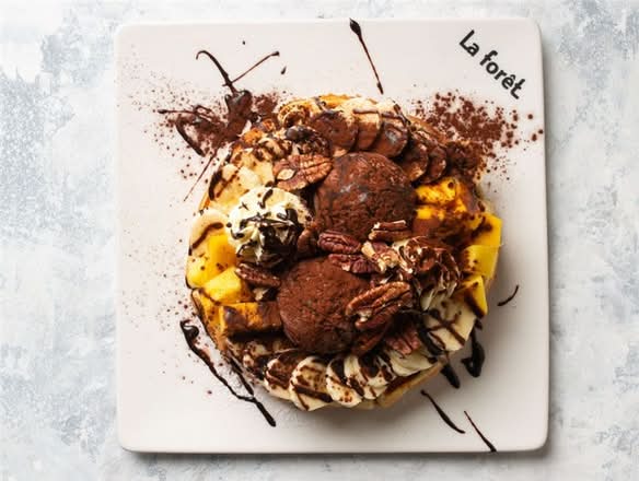 Choco Banana Waffle