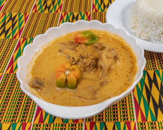 SAUCE ARACHIDE + RIZ BLANC