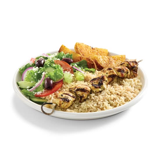 Assiette Souvlaki poulet / Chicken Souvlaki Plate