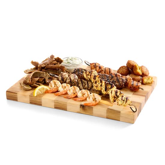 Souvlaki aux crevettes / Shrimp Souvlaki