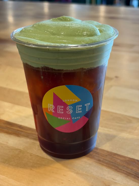 Matcha Cold Foam Iced Americano