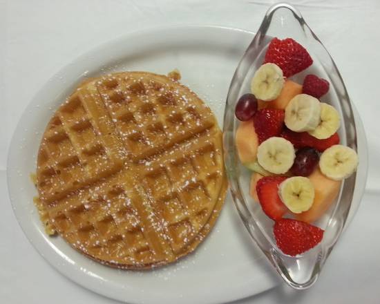 Fresh Fruit Waffle