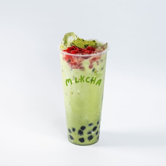 Strawberry Matcha Latte