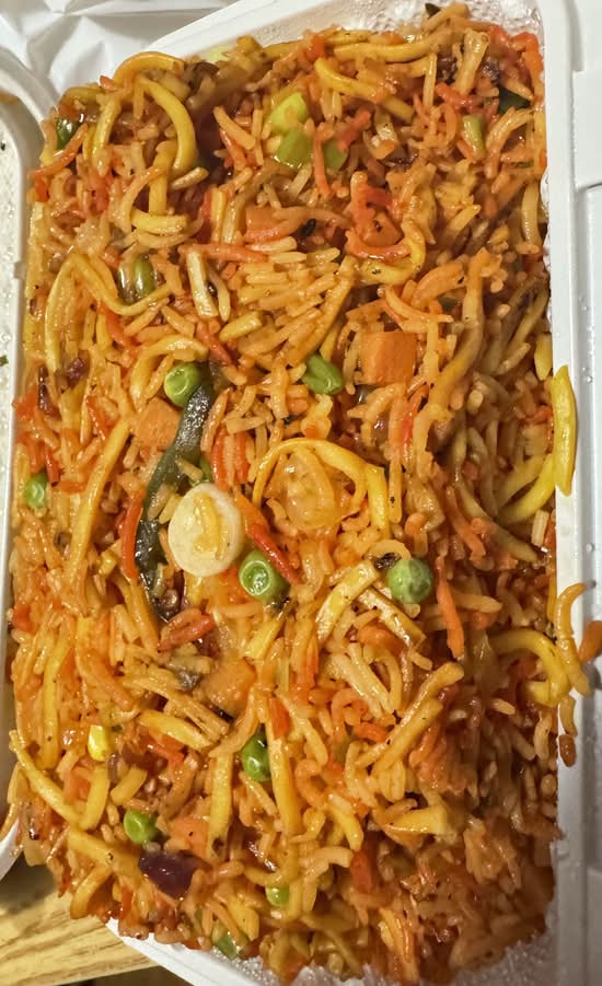 Triple Schezwan Veg Fried Rice