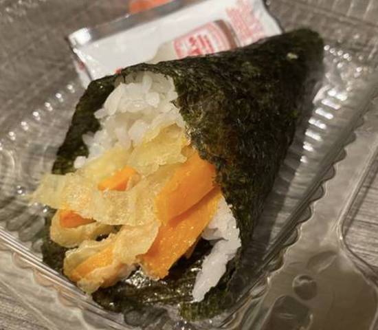 Yam Tempura Hand Roll