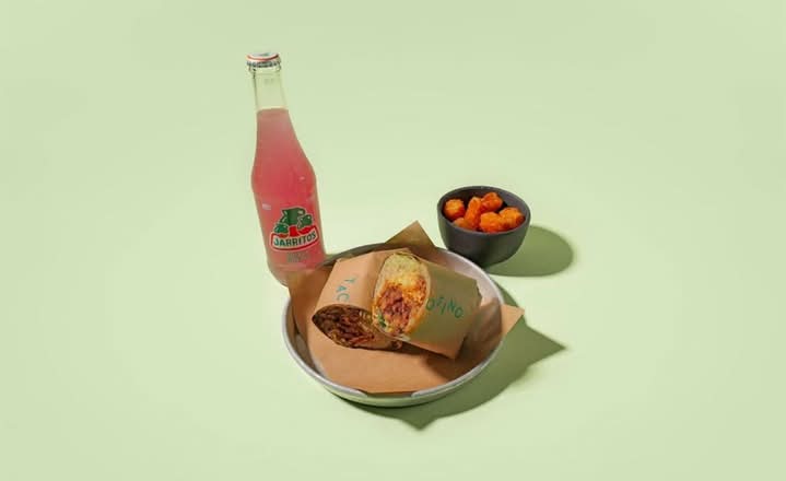 Vegan Chikun Burrito Combo