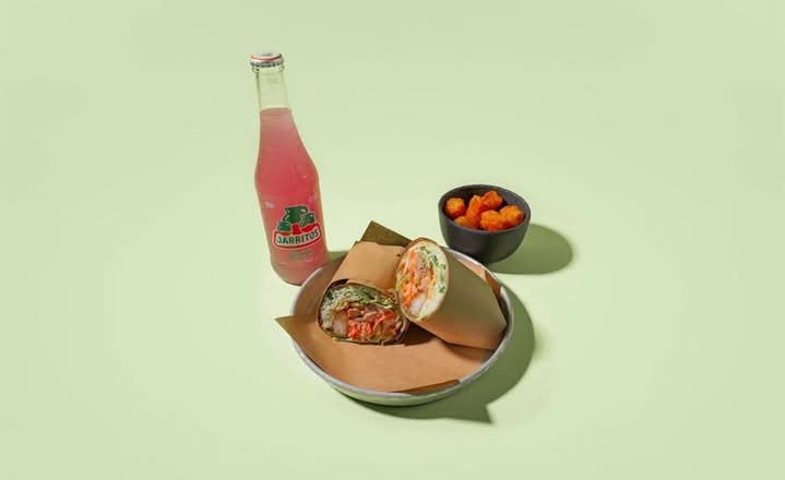 Lemongrass Chicken Burrito Combo*