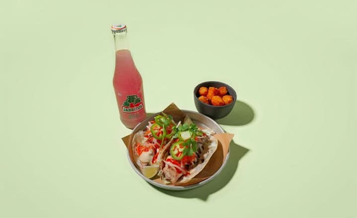 Lemongrass Chicken Taco Combo*
