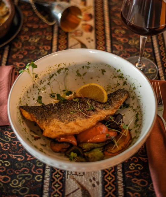 Seabass Fillet & Grilled Veggies