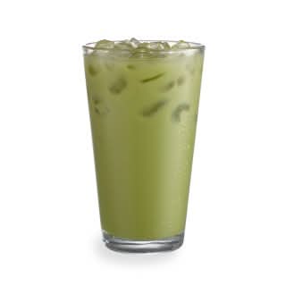 Matcha latté glacé / Iced Matcha Latte