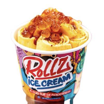 Mango Delight Thai Roll Ice Cream
